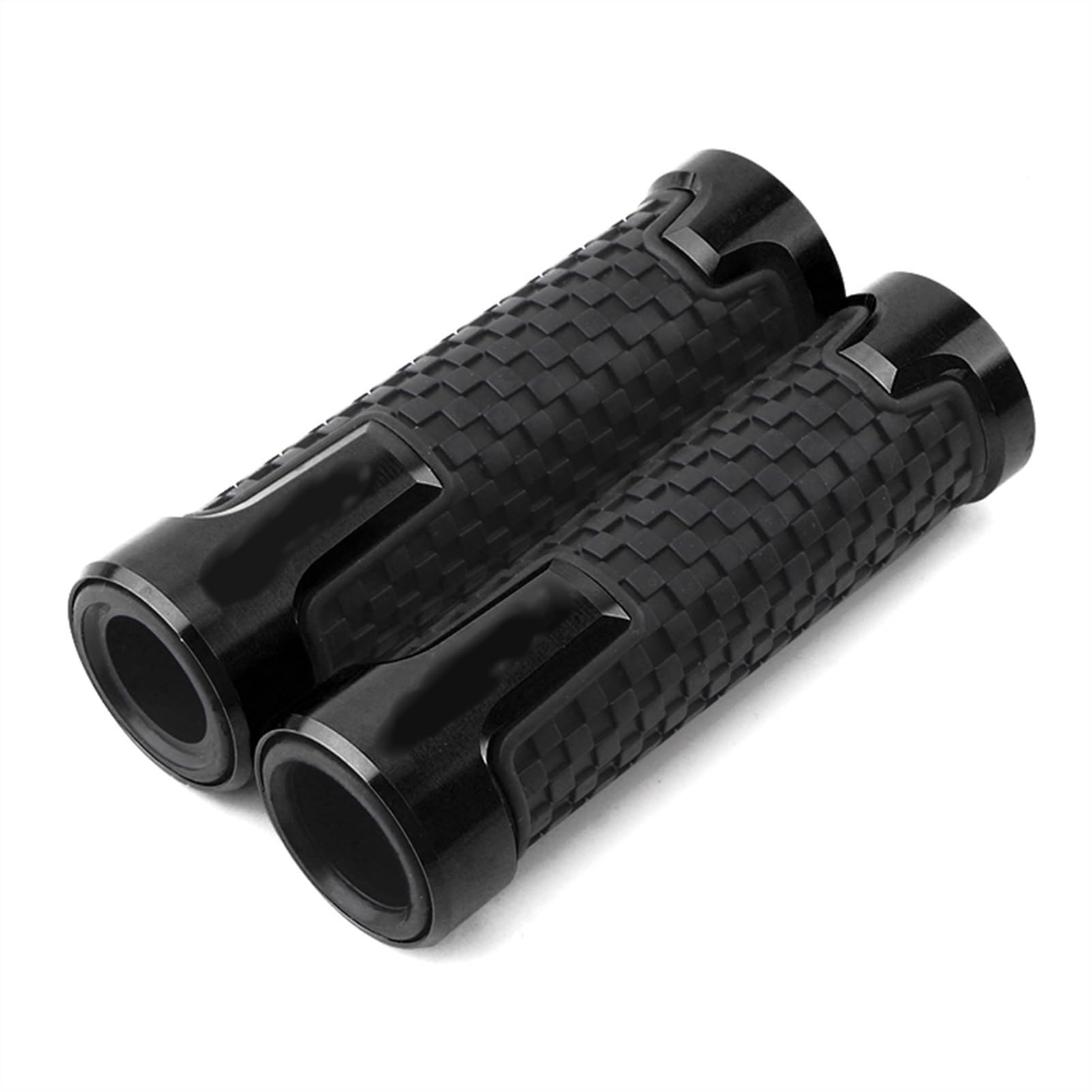 Empuñaduras de mano negras 22mm para Kawasaki ER6F ABS