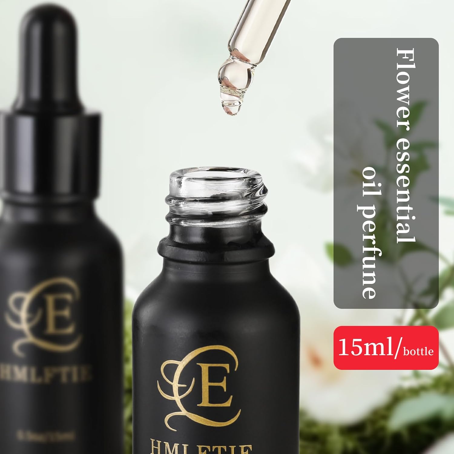 Women's Natural Pheromone Perfume Oil, Sweet Rose & Jasmine Fragrance, Long-Lasting Alcohol-Free, 0.5 fl oz Travel Size, Vegan & Cruelty-Free - Image 4