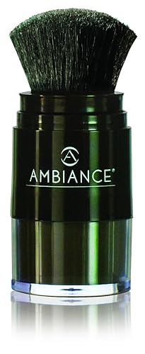 Miniatura 40 de Ambiance - Champú seco natural en polvo y cepillo para cabello rubio, champú teñido de tamaño de viaje sin aerosol, no tóxico, sin benceno, Negro