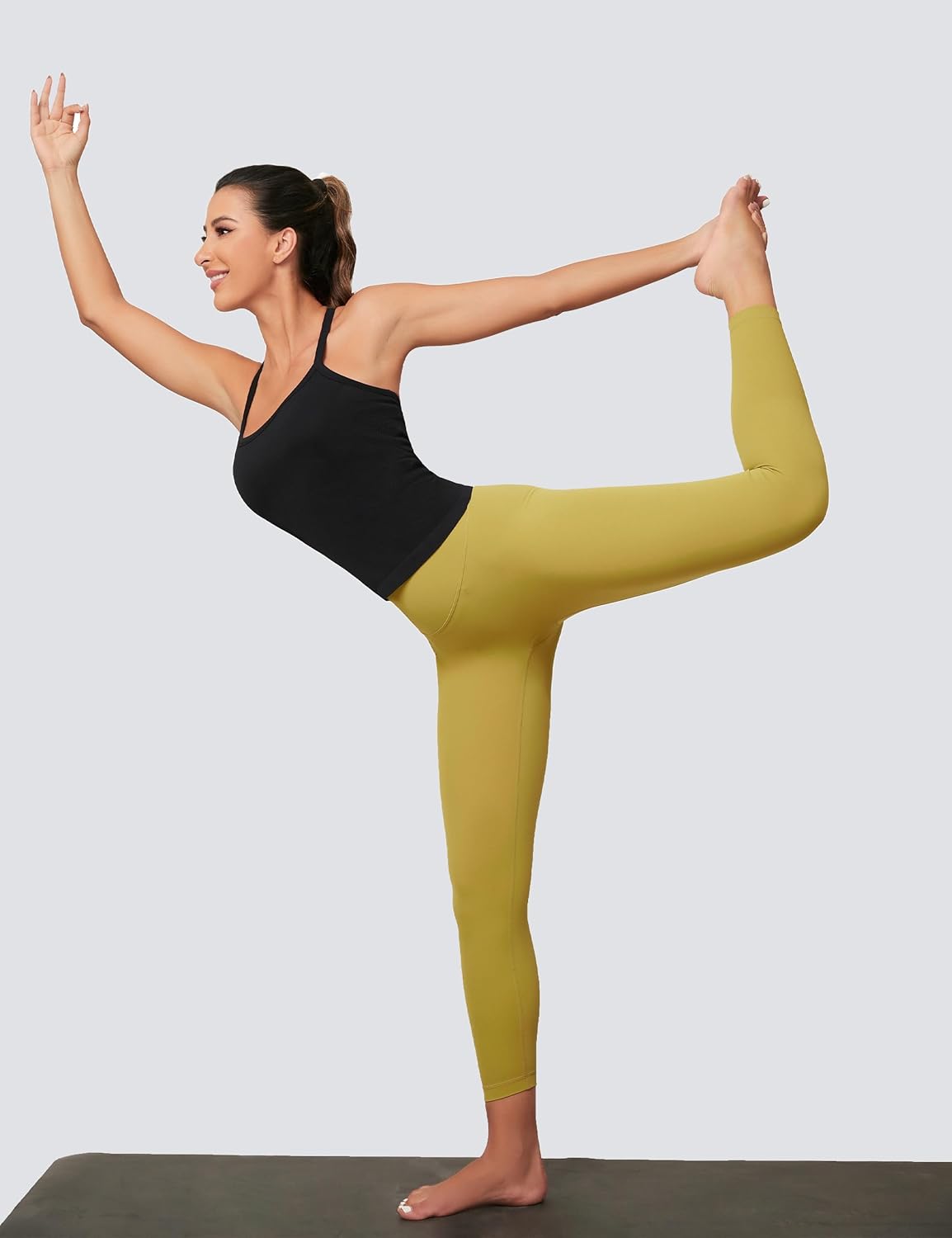 MathCat Workout Tank Tops for Women with Built in Bra, Sleeveless Gym Tops Seamless Racerback Athletic Yoga Shirts 2 Pack - Image 6