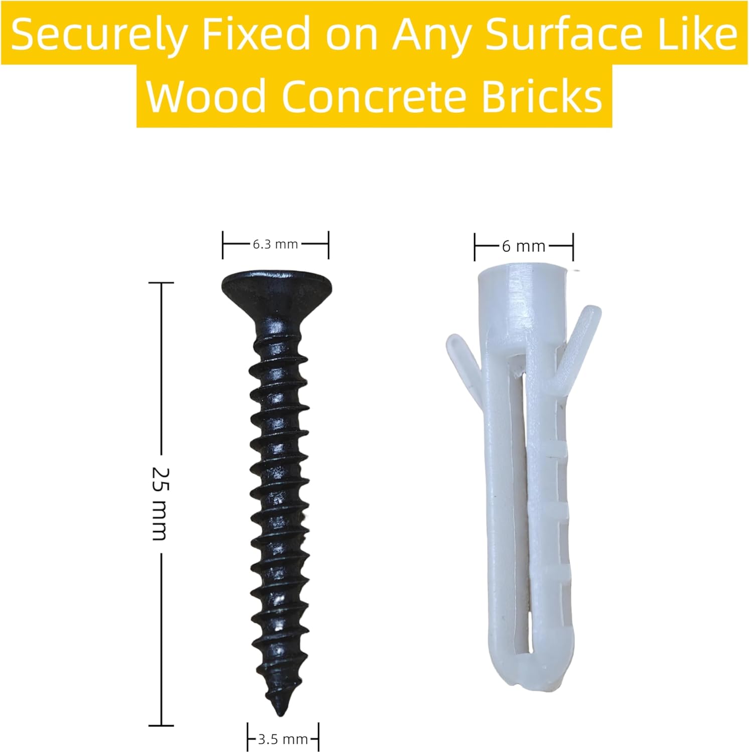 60/90/120 Packs Light Clips Mounts Bracket Compatible with Govee Outdoor Lights Pro （H706） 200FT, 128 Packs，250 Screws Included,Black - Image 5