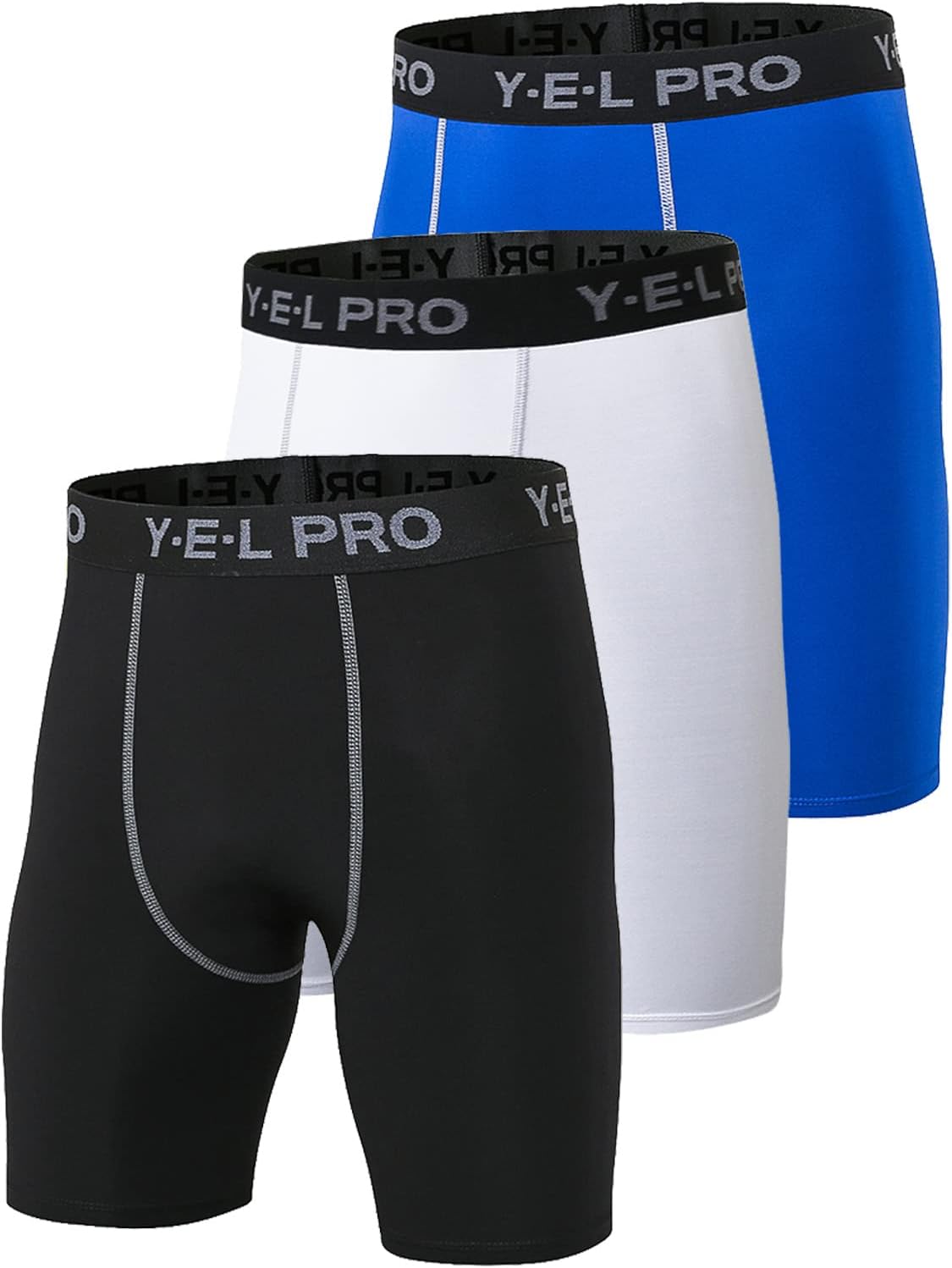 Yuerlian Men's Compression Shorts Baselayer Cool Dry Sports Performance Tights