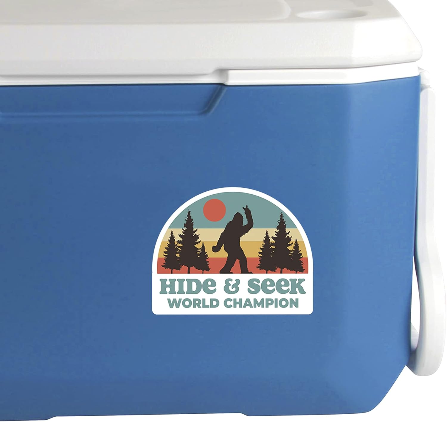 Bigfoot Sasquatch Hide and Seek World Champion 2-Pack 5.5-Inch Premium Quality Vinyl Decal Stickers | Laminated with UV Protective Laminate | PD023 - Image 5