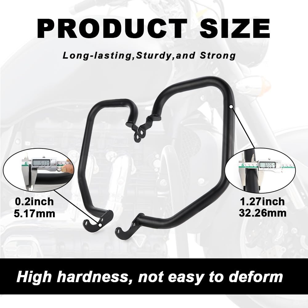 Xitomer Highway Crash Bars Crash Cages Compatible with Rocket 3 2003-2019 Rocket III Motorcycle Engine Guard