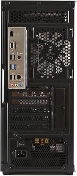 MXZ Gaming PC Desktop Computer,I5 14400F 4.4GHz,RTX5060,16GB DDR4 3200,NVME 500GB SSD,6RGB Fans,Win 11 Pro Ready(I5 14400F | RTX5060)