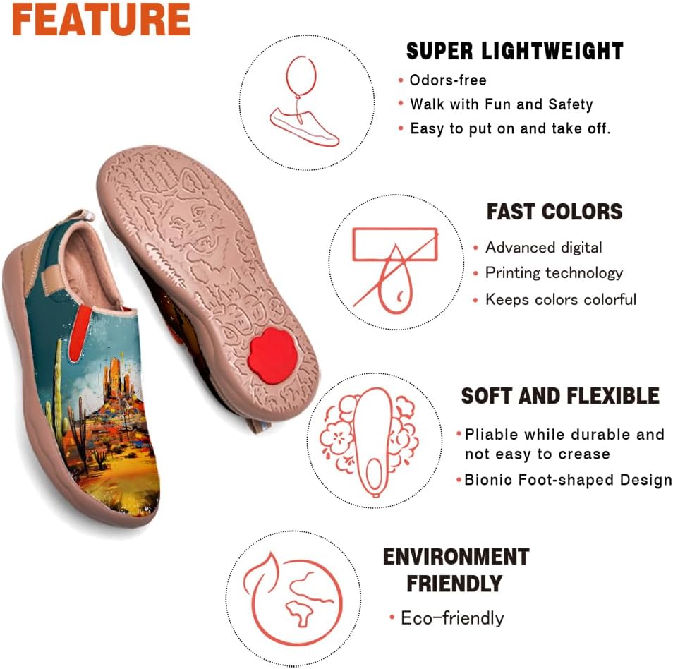 Kid's Casual Loafers Boys Girls Lightweight Cozy Slip On Sneakers Art Painted Walking Travel Shoes