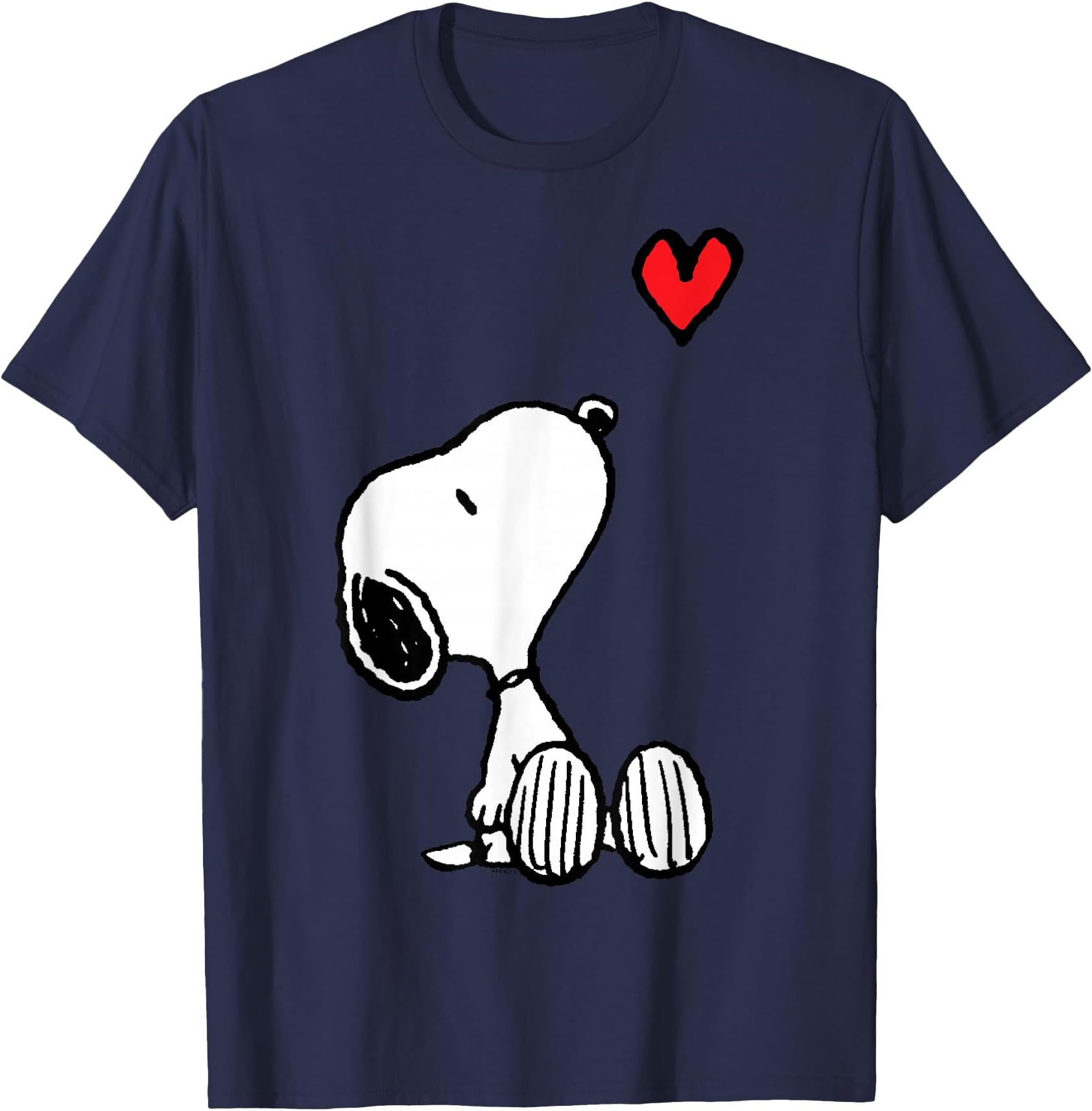 Valentine's Day Heart Sitting Snoopy T-Shirt