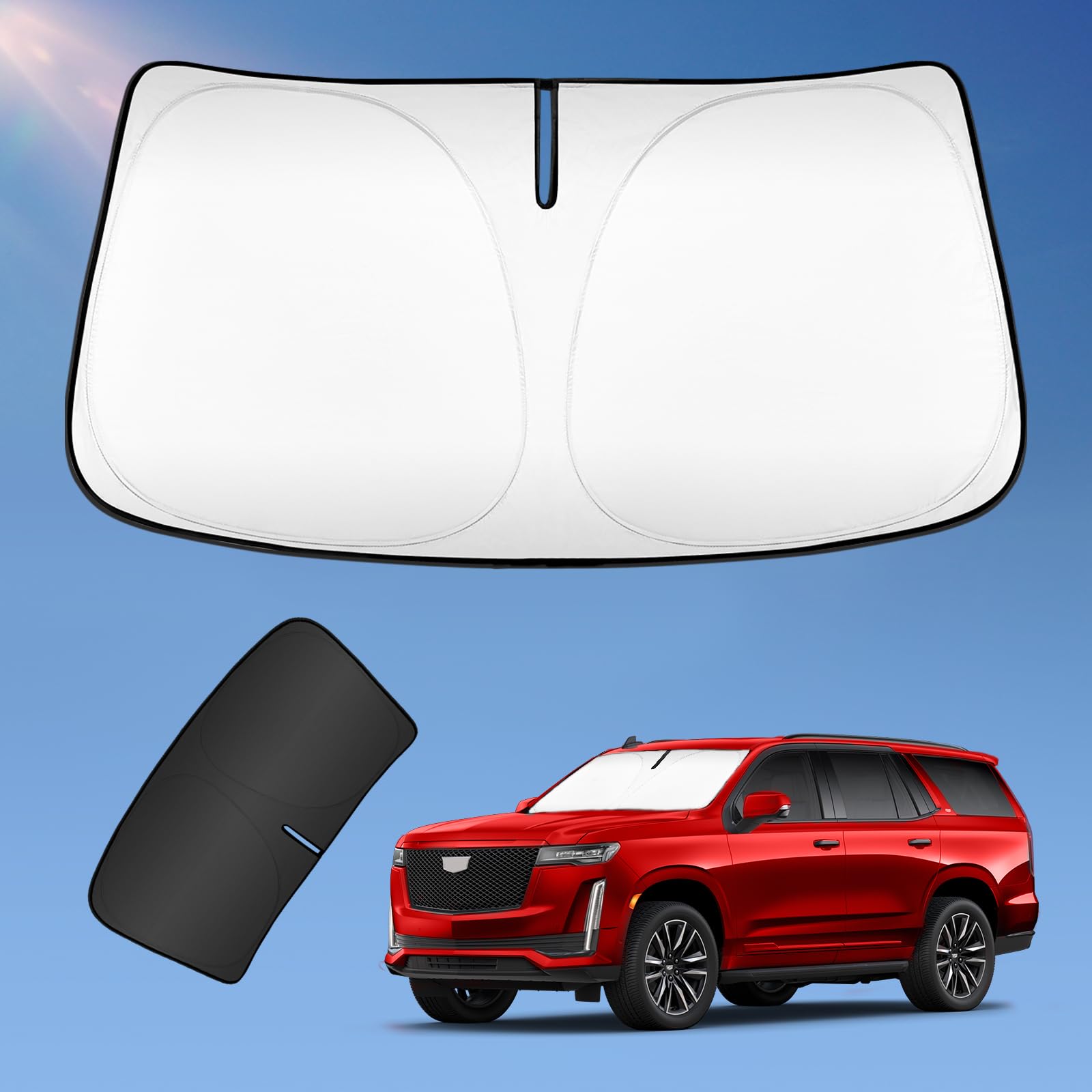 キャデラック　エスカレード　サンバイザー Amazon.co.jp: 車用サンバイザー キャデラック エスカレード EXT