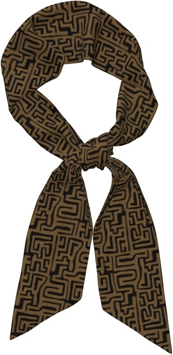 Kuba_Cloth Graphic Hair Scarf For Women Silky Long Neck Head Scarves Purse Bag Scarfs For Handbag Satin Headscarf