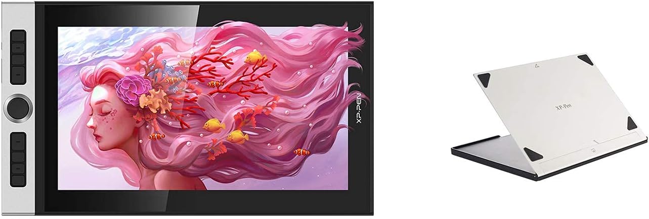 XP-PEN Innovator 16 Graphics Drawing Tablet with Screen Full-Laminated Drawing Monitor with Tilt Battery-Free Pen & 8 Shortcut Keys & & AC18 Multifunctional Metal Stand