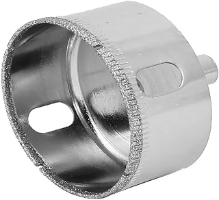 New Lon0167 55mm Cutting Featured Dia Diamond Coated reliable efficacy Round drill hole Glass Hole Saw Drill Bit Silver Tone(id:169 41 a6 20e)