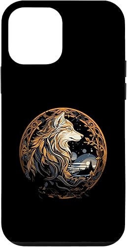 Miniatura 28 de iPhone XR Fenrir Wolf Viking Scandinavian Pride Norsemen Odins Wolf Case