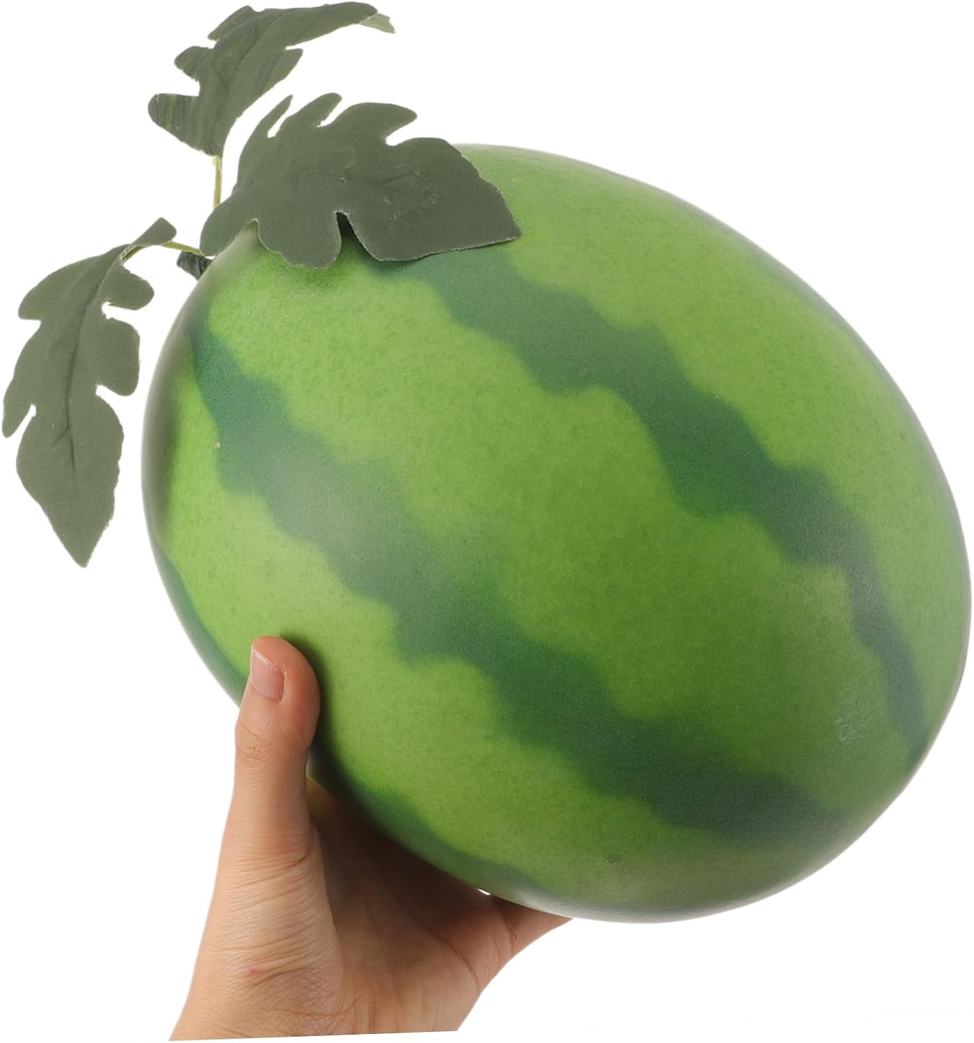 ULTECHNOVO Artificial Watermelon Model Realistic Fruit Decor Vivid Color Simulation for Home Photo Props Table Centerpieces and Fruit Basket Display