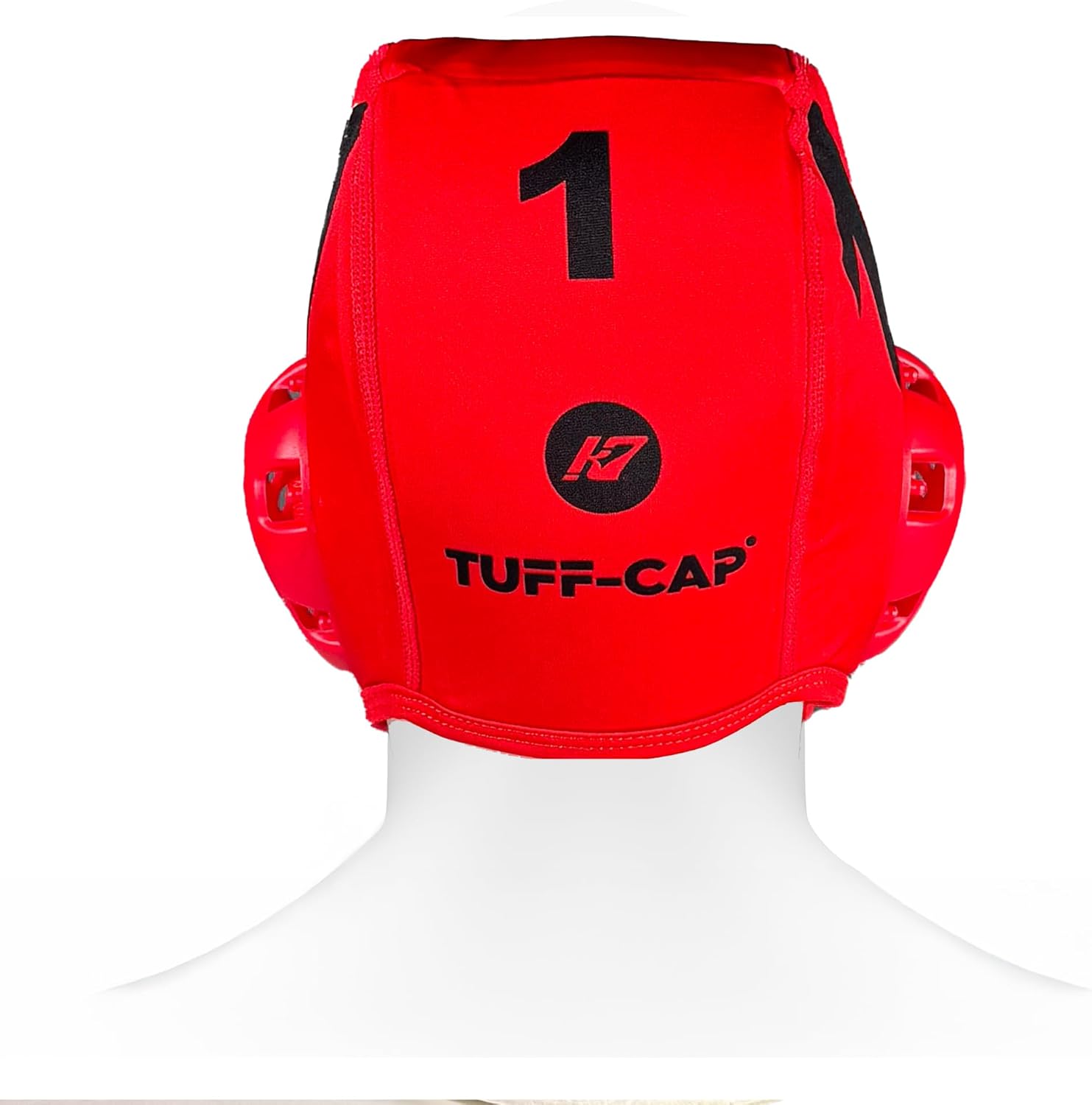 KAP7 Padded Goalie Water Polo Cap- Tuff Cap XRD- Red