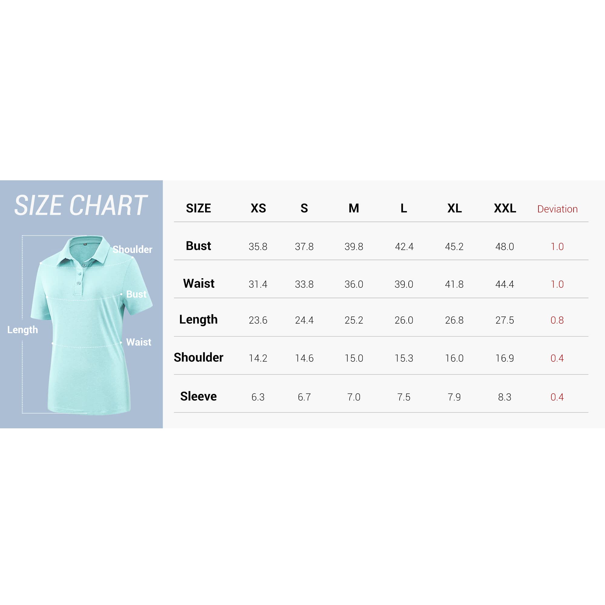 Polo de golf para mujer, ligero, absorbe la humedad, manga corta, secado rápido, atlético, tenis, Paquete de 3 morado oscuro, rosa, azul claro, Large