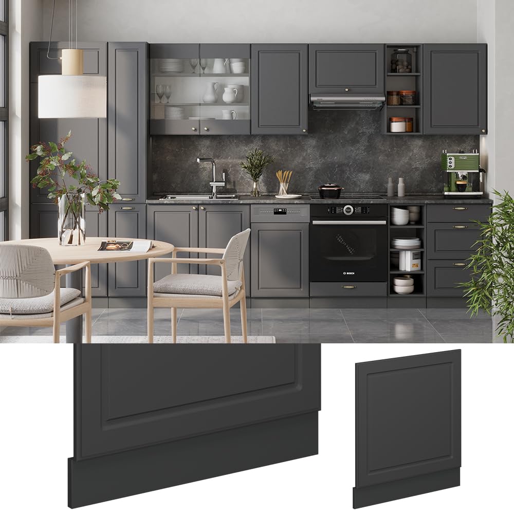 Vicco Panel przedni "Fame-Line", Anthrazit Gold rustykalny/Antracyt, 60 cm