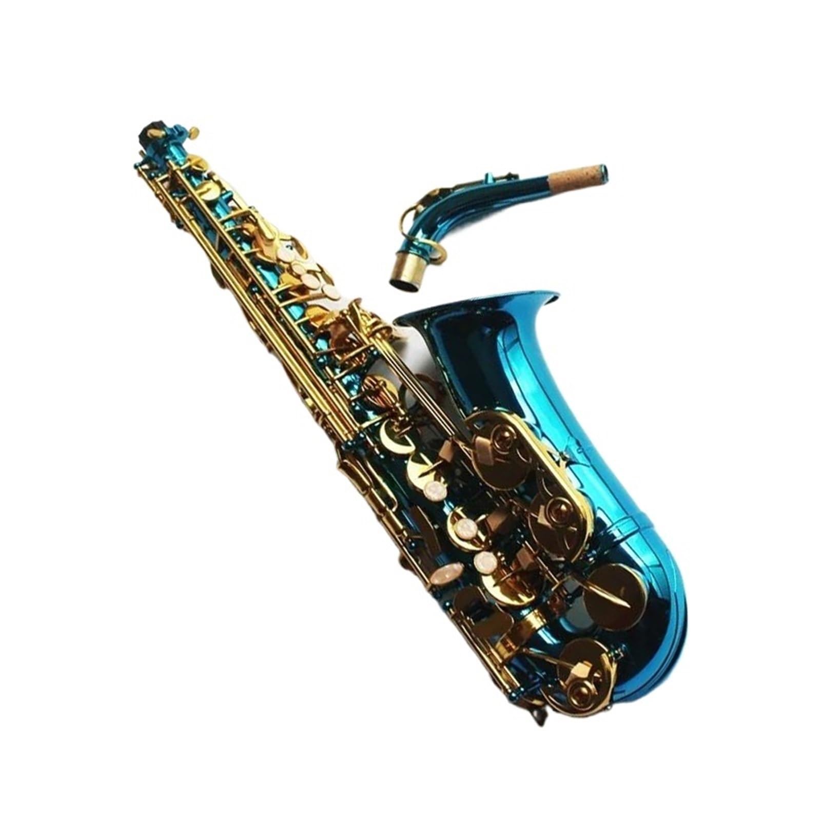 Sassofono Contralto Placcato In Nichel Blu Per Strumenti A Fiato Sassofono
