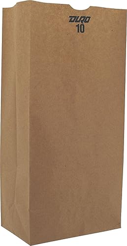 Miniatura 2 de General GX10500 #10 - Comestible de papel, 57 libras Kraft, extra resistente, 6 5/16 x 4 3/16 x 13 3/8, (caja de 500 bolsas)
