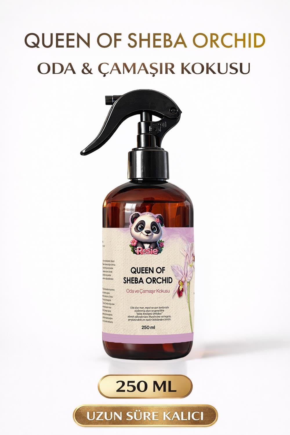 Queen of Sheba Orchid Oda ve Kuma  Spreyi 250 ml, Egzotik Orkide Kokusu, Tekstil Kokusu