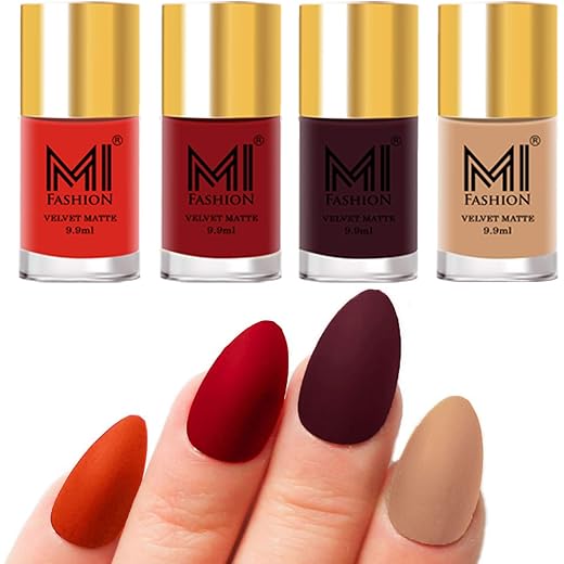 Velvet Matte Nail Polish Combo Set 9.9ml