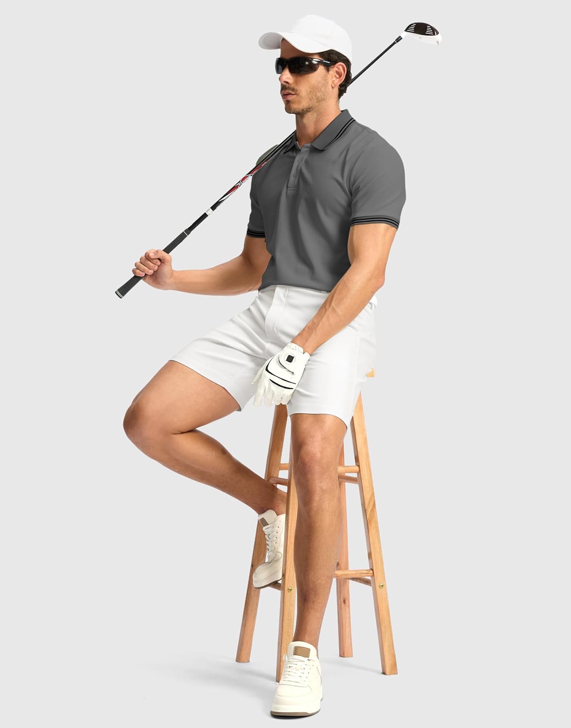 G Gradual Men's Golf Dress Shorts 5"/ 7"/ 9" Stretch Casual Work Flat Front Shorts for Men with 3 Pockets Quick Dry - Image 6