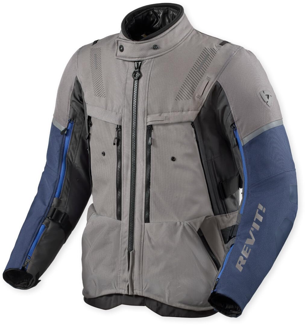 Revit Sand 5 H2O Kurtka tekstylna motocyklowa, jasnoszary/ciemnoszary, XL