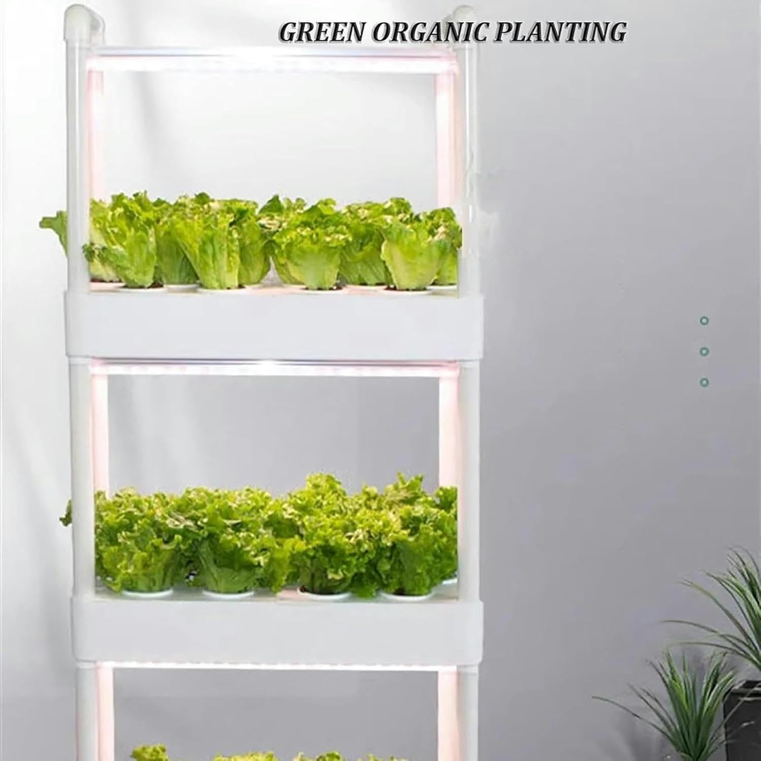 AMNOOL Herb Garden kit,hydroponic Growing Kits & Systems,Hydroponics Tower with LED Grow Light,Indoor Garden hydroponic Growing System,for Herbs, Fruits and Vegetables. -1PC