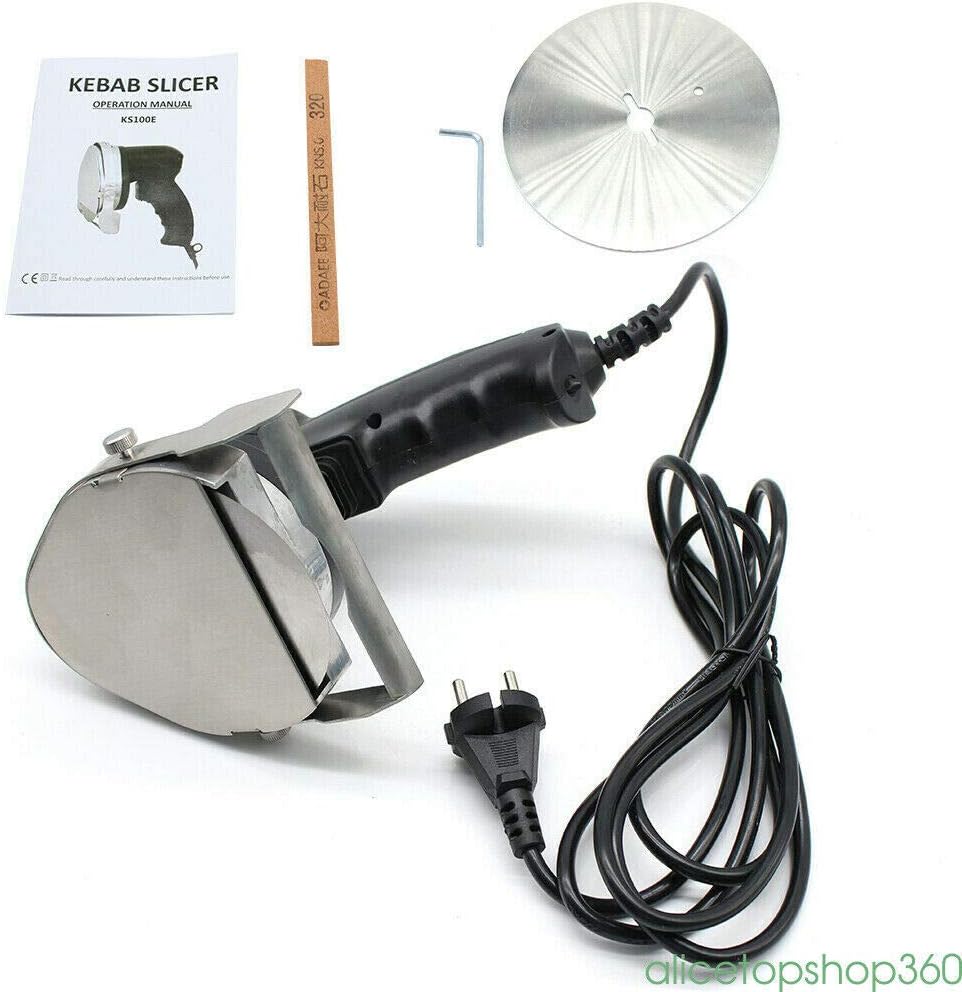 Electric Barbecue Cutting Machine Wired Slicer Cutting Machine Cutting Tool Can Cut Thin Slices Barbecue 110v/60hz Powerful and Quiet Kitchen Restaurant Gathering Home