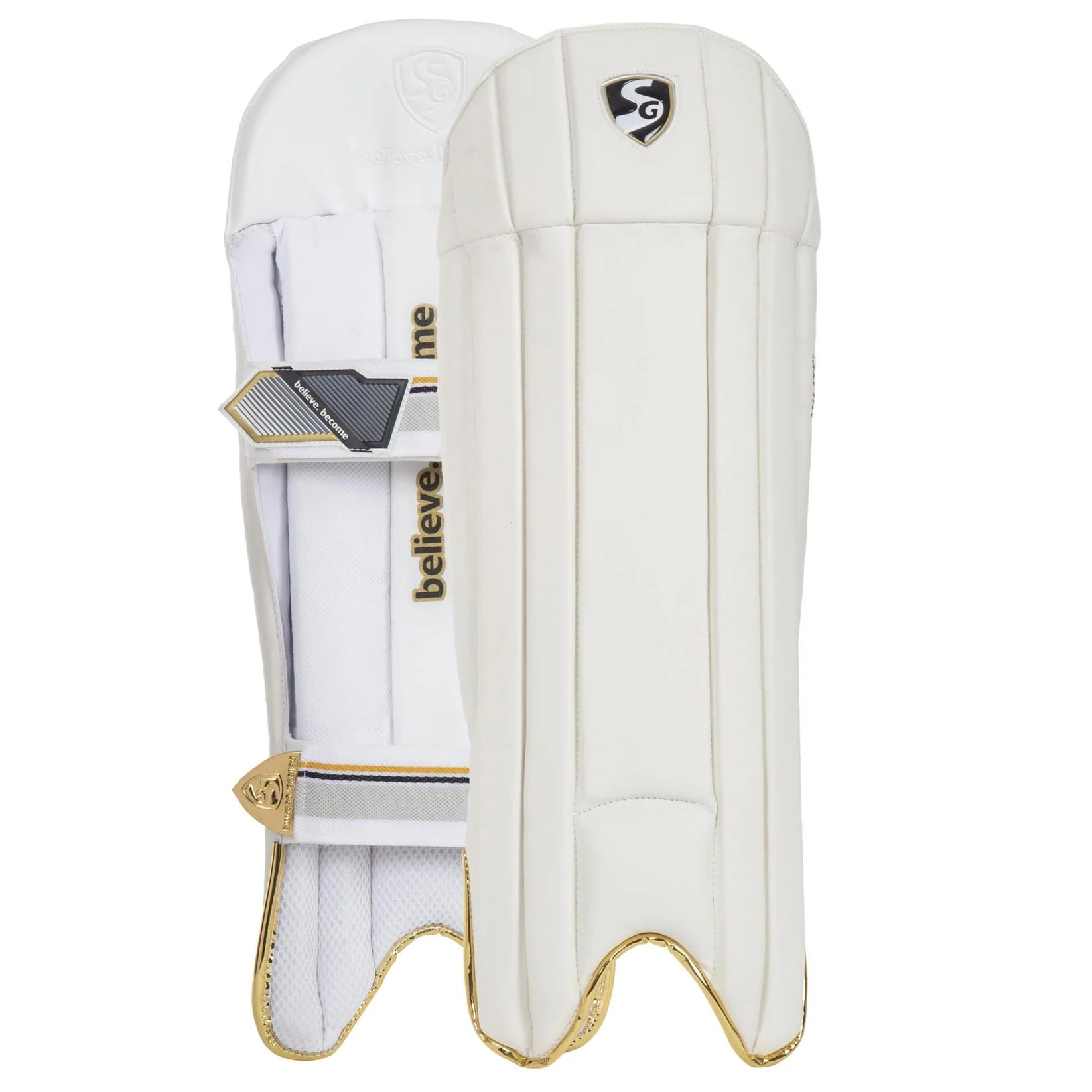 SG Hilite PU foam Wicket Keeping Leg Guards, Adult-image-15