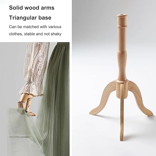 Miniatura 5 de Vestido de maniquí femenino con forma de torso, maniquí de sastres con junta flexible, cuerpo de maniquí de altura ajustable con soporte de trípode,