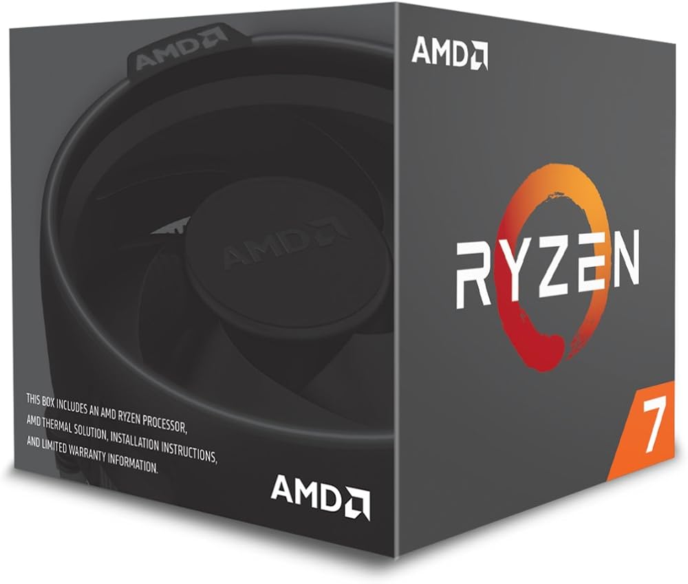 AMD Ryzen 7 2700, 8 Cores and 16 Processing Threads Unlocked Processor with Wraith Spire LED Cooler thumbnail 2