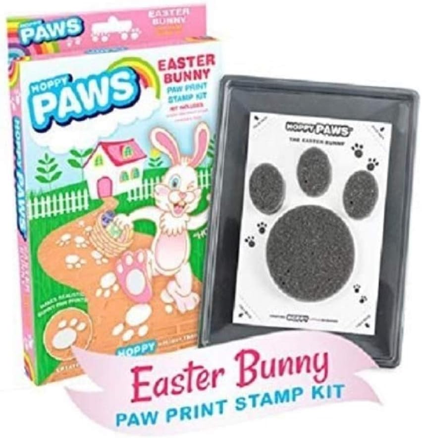 Hoppy Paws Easter Bunny Paw Print Stamp Kit