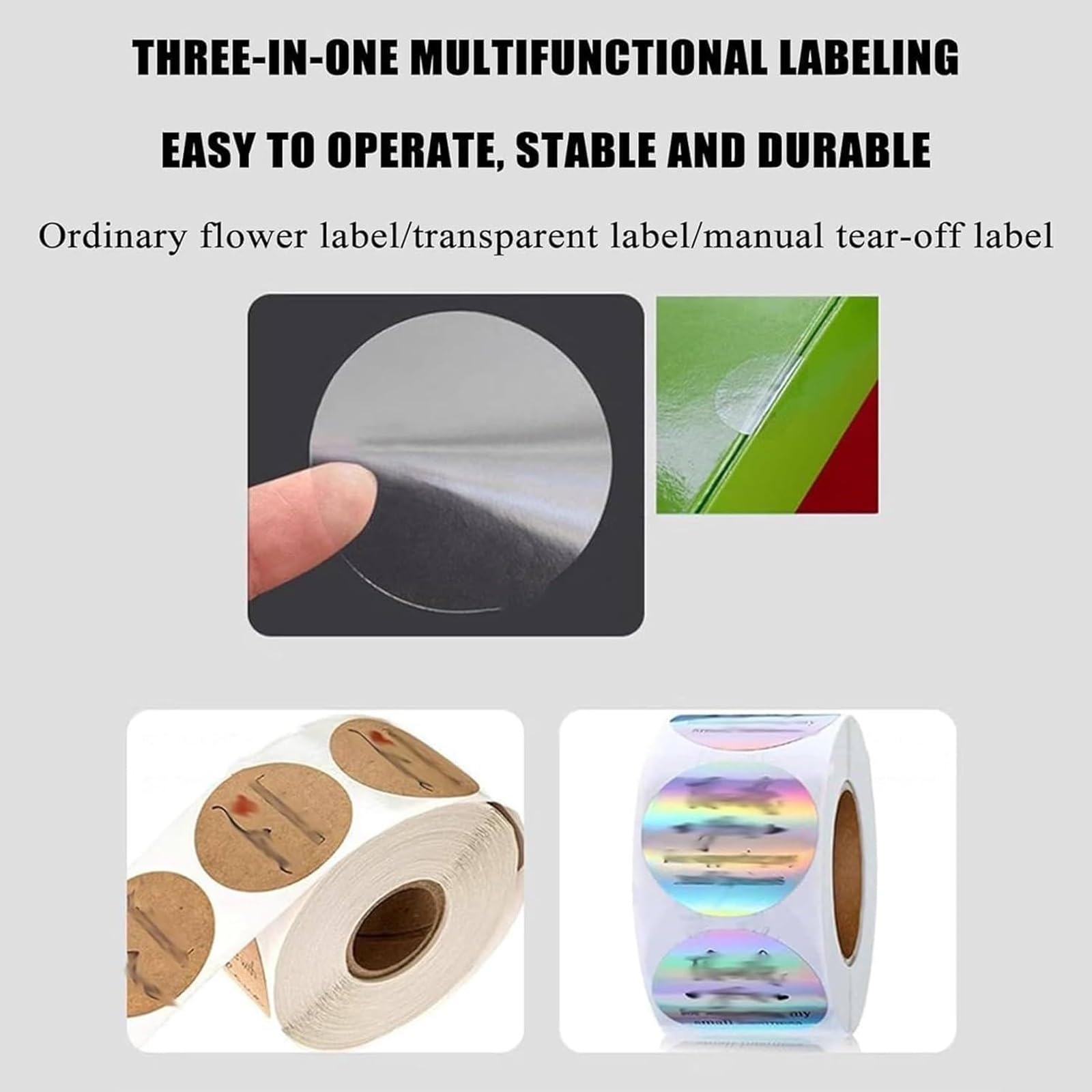 YGOZAO 2 in 1 Automatic Right Angle Labeling Machine, 90° Corner Semi-Automatic Labeling Machine, Peelable Labeler, Automatic Peeling, Precise Labeling, for Transparent Square, Round Label