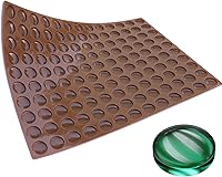 Vista 14 de Molde de silicona para dulces en forma de rodaja de naranja mandarina - media hoja