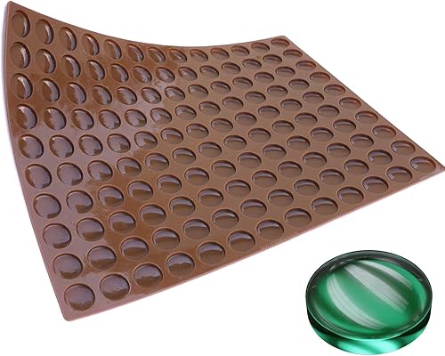 Miniatura 14 de Molde de silicona para dulces en forma de rodaja de naranja mandarina - media hoja