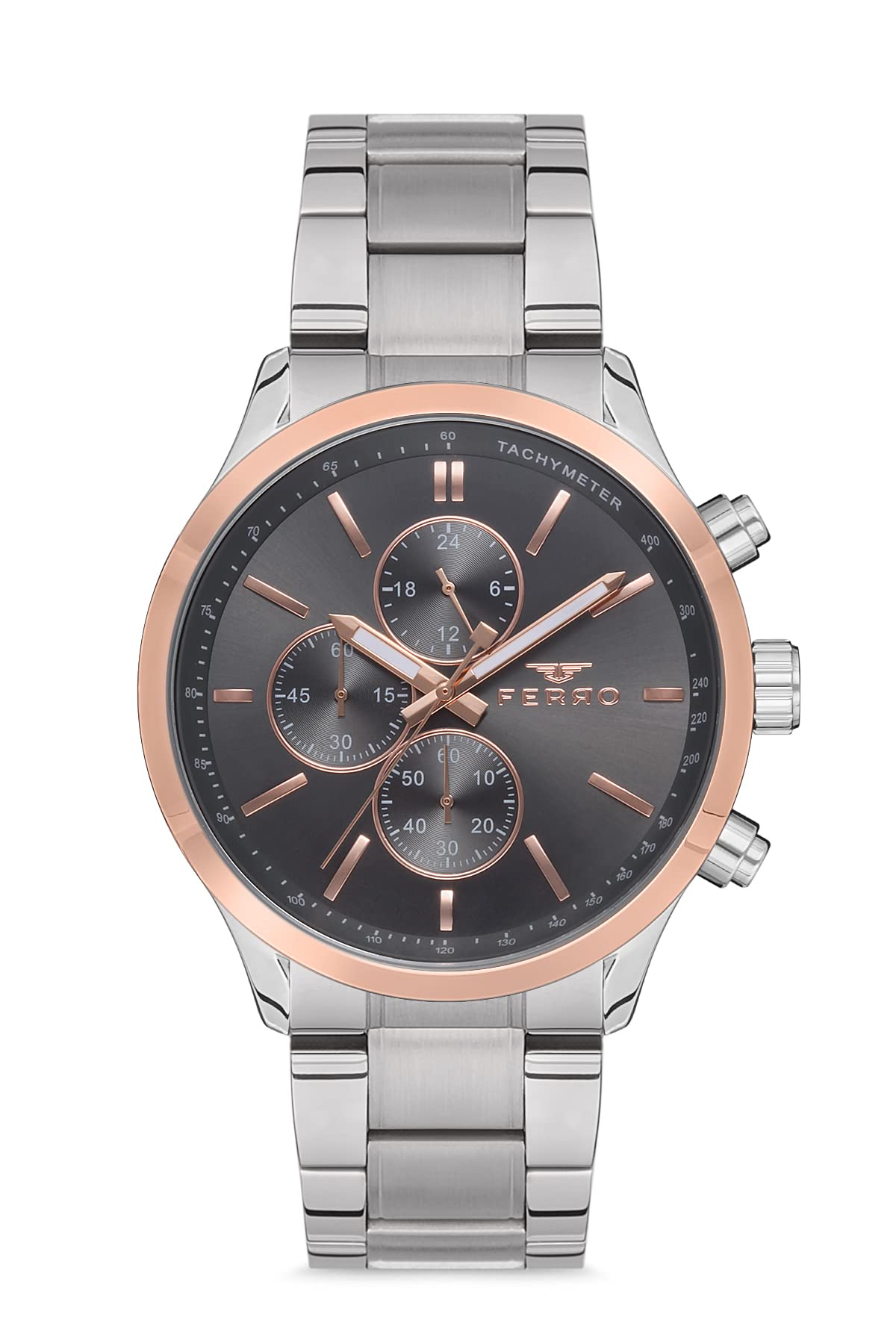 Ferro Analog Gray Dial Mens Watch-FM11031A-E4 (B09RWLF1GH) Amazon Price History, Amazon Price Tracker