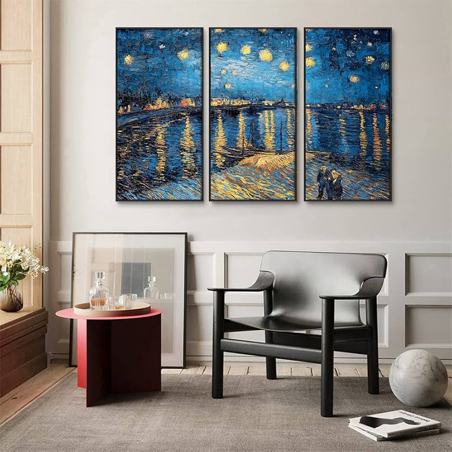 ゴッホアートパネル3枚セット Amazon.co.jp: WOWTAC ゴッホ アートパネル 3枚セット 飾り絵