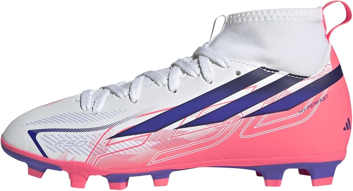 adidas Kids' F50 Hyperfast Club Mid Top Firm Ground Shoe