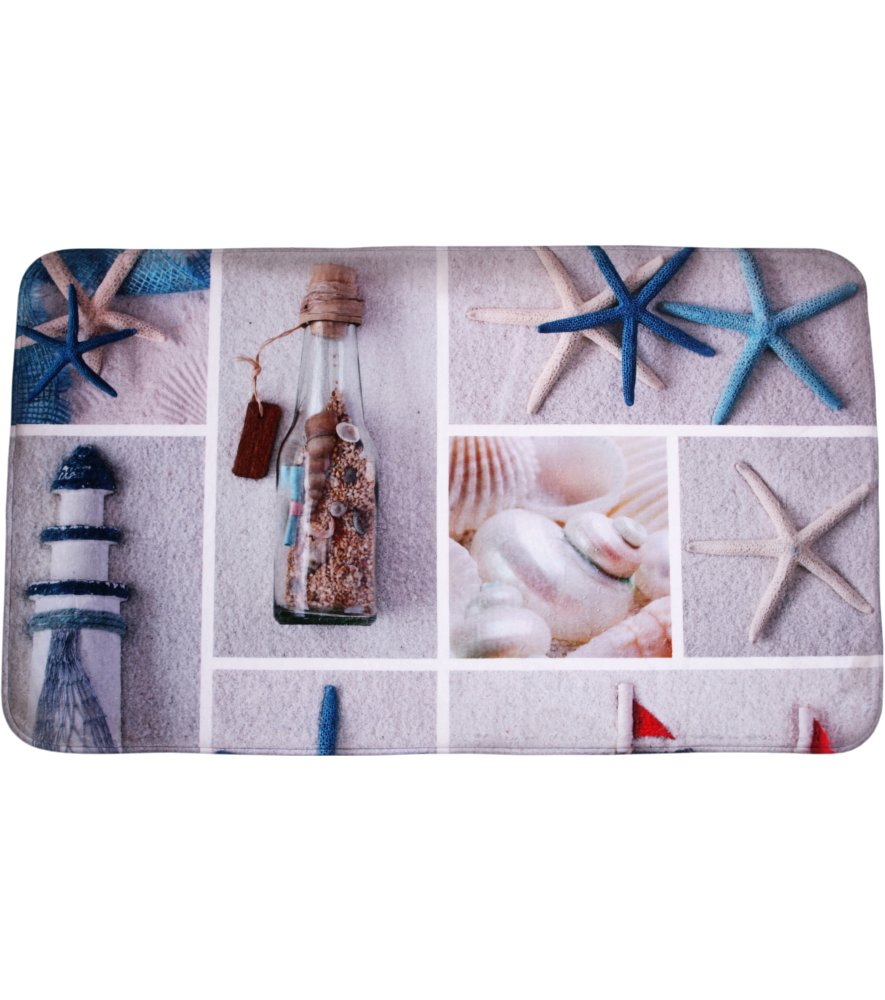 Sanilo Tapis De Salle De Bain Harmonie 70 X 110 Cm – Absorbant, Antidérapant, Doux Et Séchage Rapide, Lavable En Machine