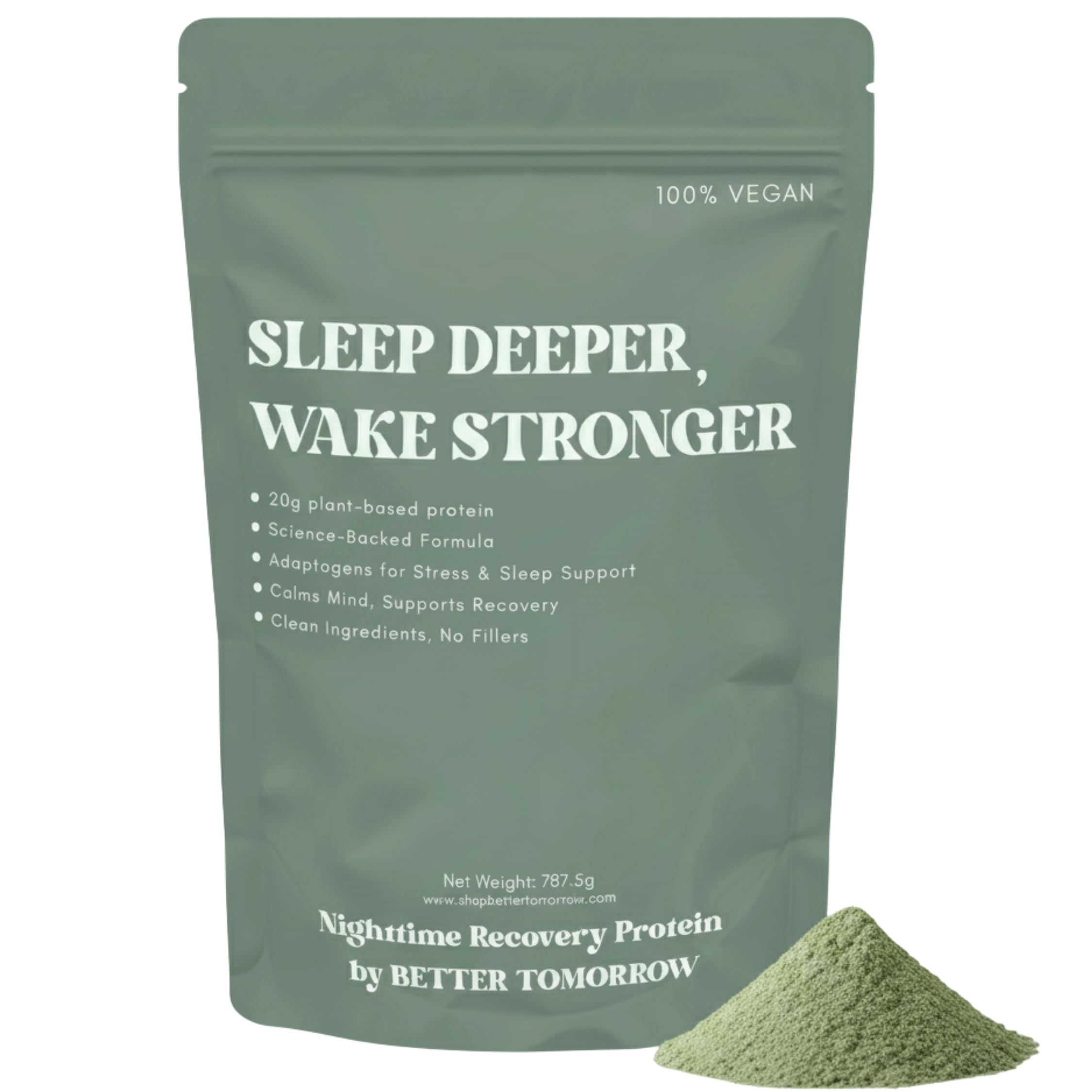 Better Tomorrow Proteína vegetal de ervilha com 20 g, sabor Blue Moon Vanilla, 25 porções