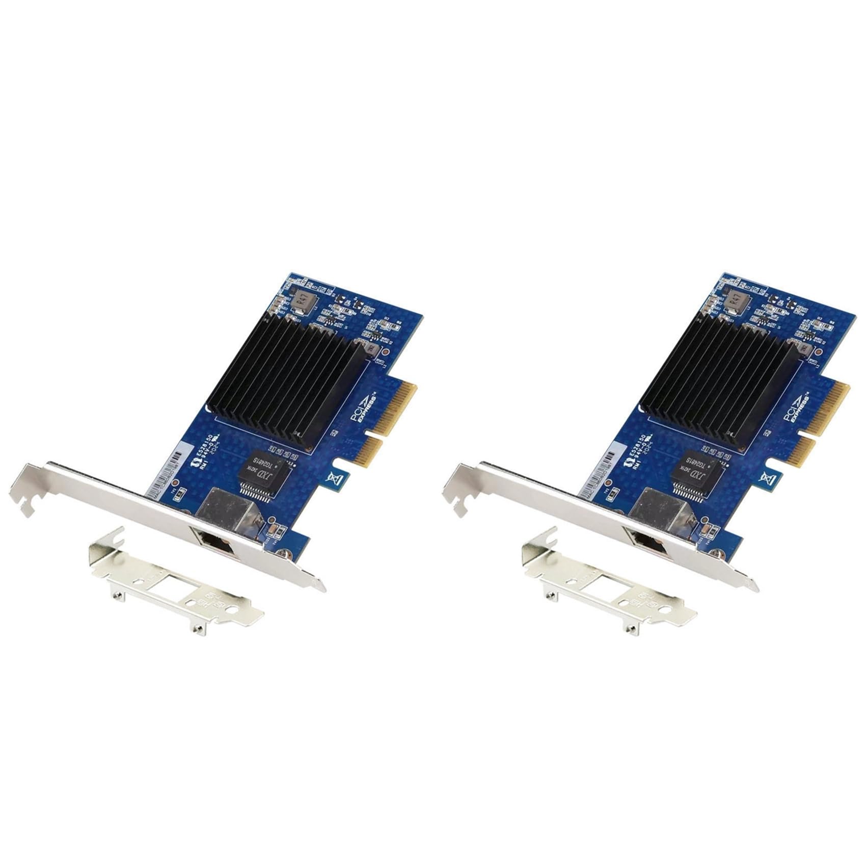 2X Scheda di Rete PCIE 3.0 4X 10G AQC107 NIC Server Compatibile con X8/X16 per Linux Win10/11