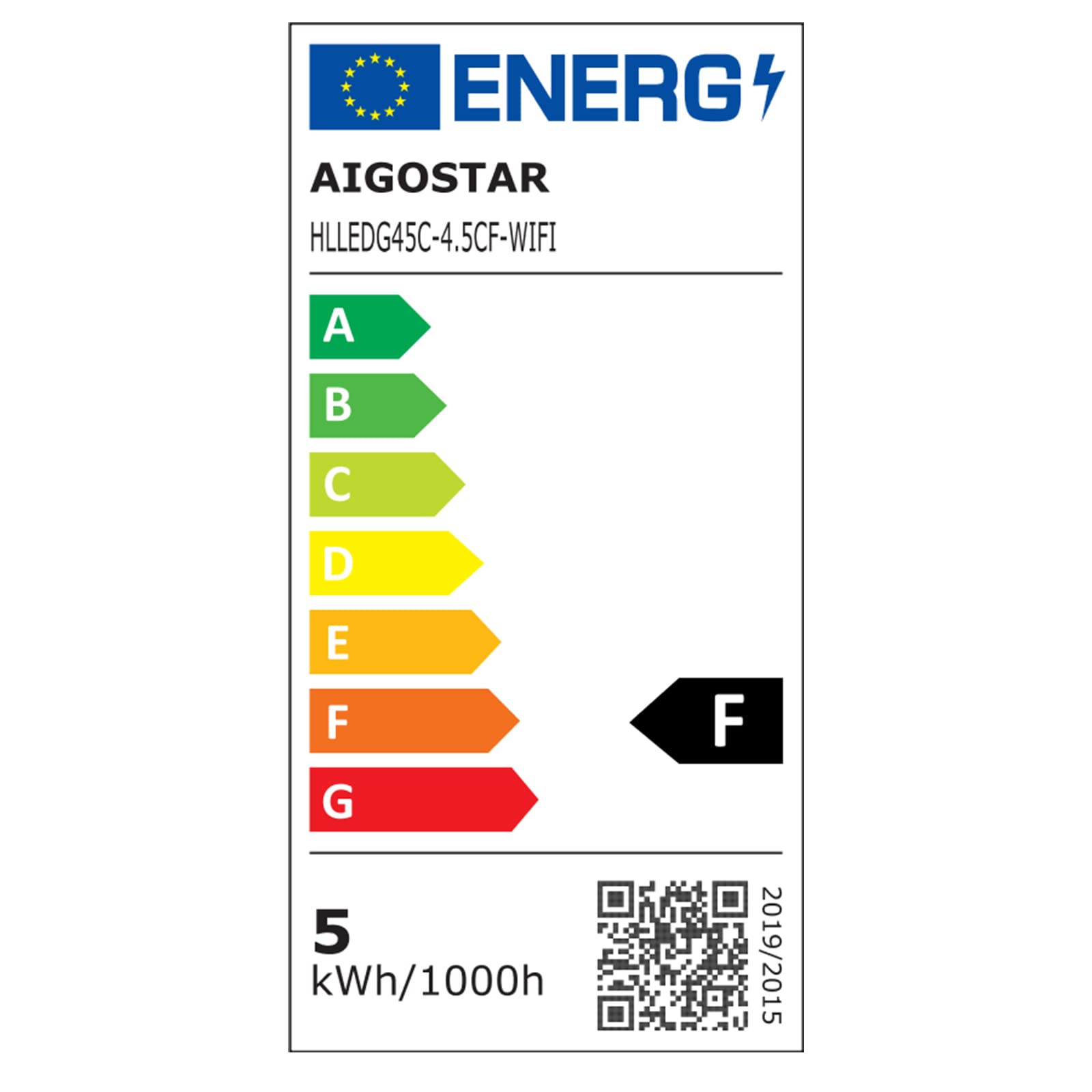 Lampadine Smart Wi-Fi Aigostar, 6.5W E14, RGBCW 16 Milioni Di Colori, Compatibili Con Alexa/Google Home: Controllo Vocale E App, Pack Da 6.