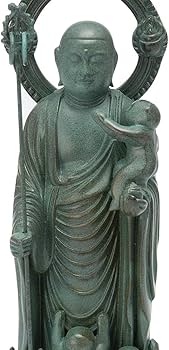 Amazon｜仏壇屋 滝田商店 仏像 水子地蔵菩薩(子安地蔵菩薩) 合金製青銅