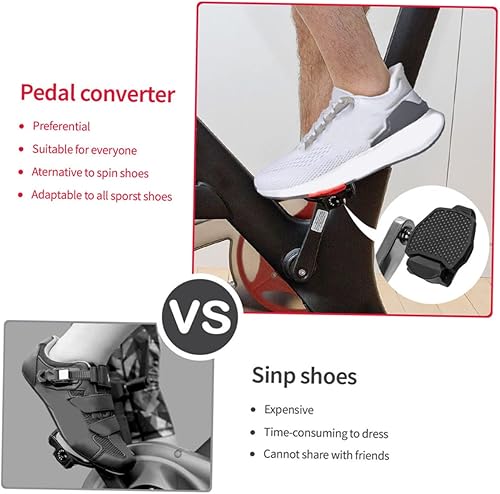 Miniatura 2 de Bike Replacement Parts 1 Pair Pedal Bicycle Plastic Fitness Replaceable Gym Cycle Pedals