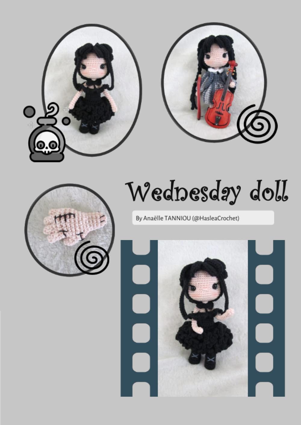 Wednesday doll crochet tutorial