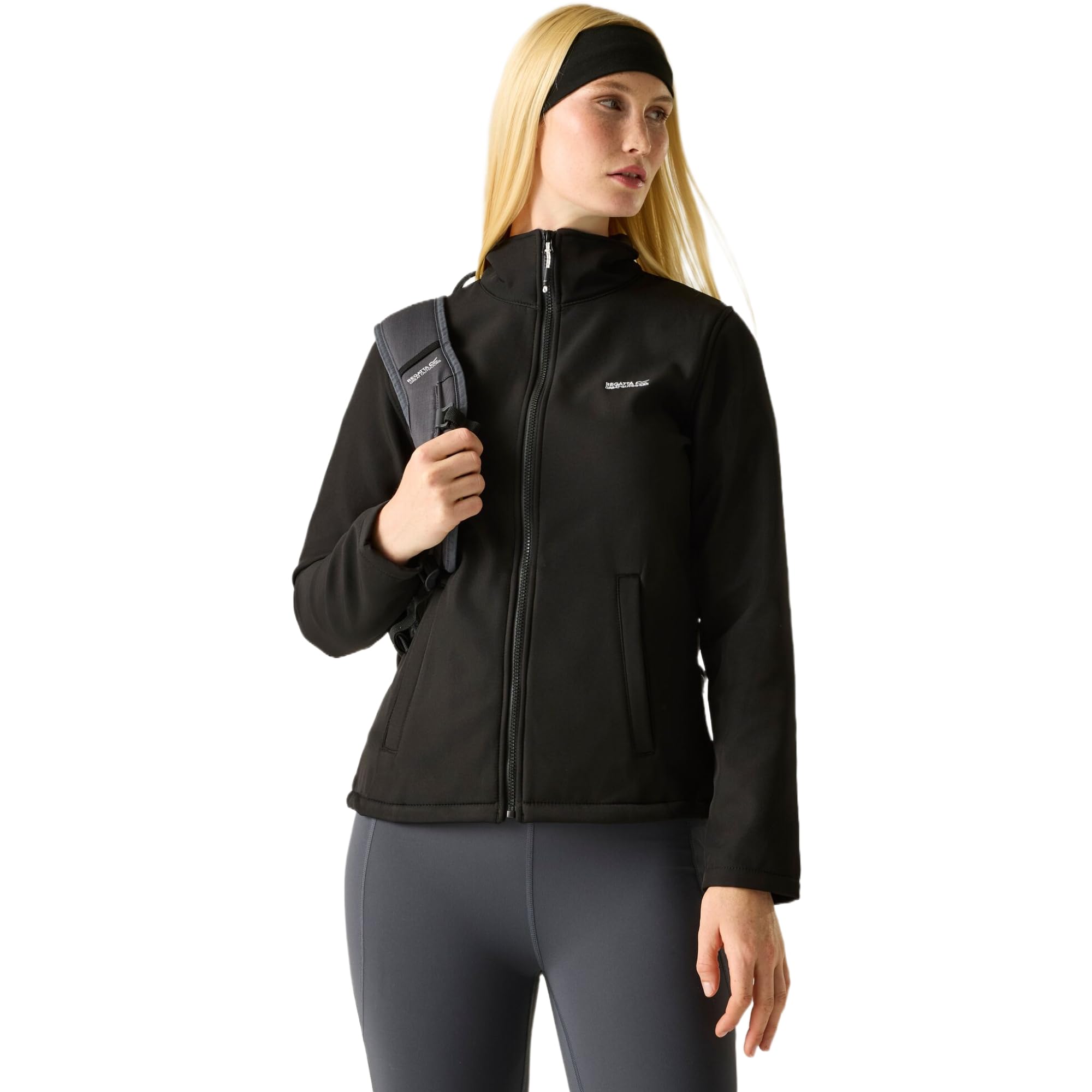 Regatta Womens Connie V Softshell Jacket Water Repellent Midlayer Coat