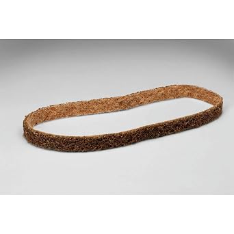 3M Scotch-Brite Surface Conditioning Belt, Aluminum Oxide, 1/4 Width x 24 Length, A Coarse Grit Pack of 20