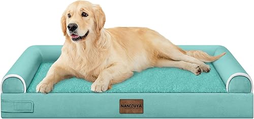 Miniatura 95 de Cama grande para perros ortopédica lavable: camas con almohada XL para perros grandes, sofá de espuma viscoelástica, impermeable, funda extraíble