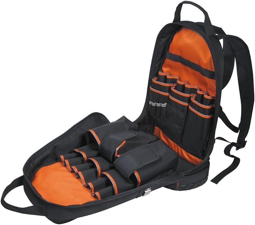 Klein Tools Tradesman Pro Tool Backpack Bundle with Electronics Screwdriver Set