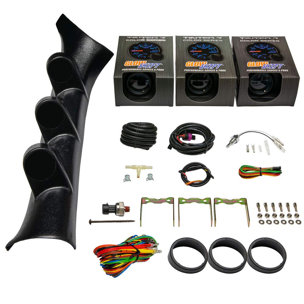 GlowShift Gauge Package Compatible with Chevrolet Chevy